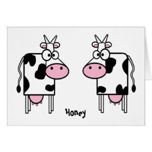 Cartoon Vaches Love
