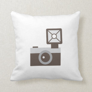 Cartoon Vintag Camera Kissen
