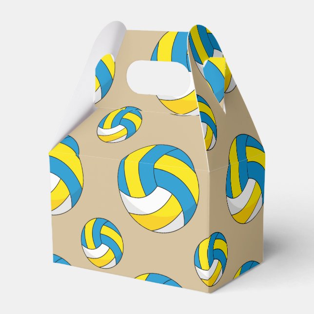 Cartoon Volleyball Ball Geschenkschachtel (Vorderseite)