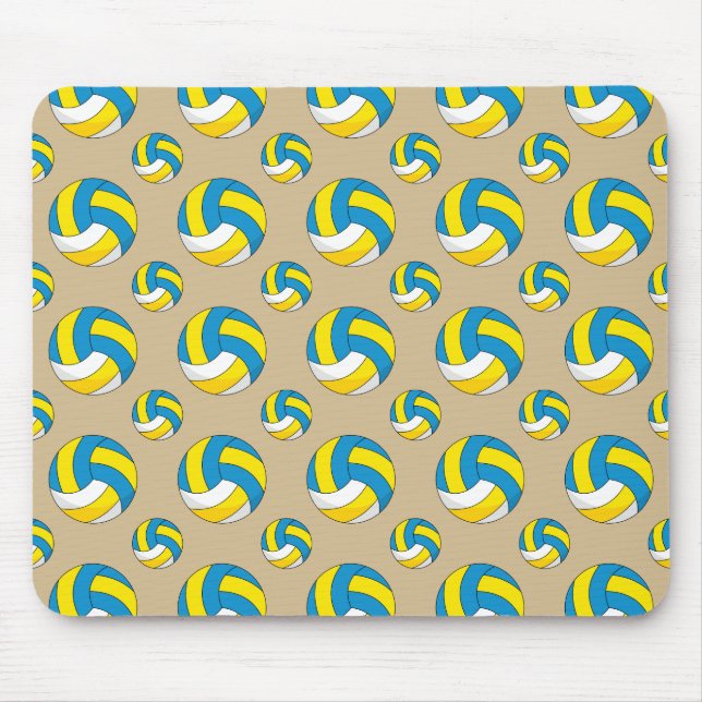 Cartoon Volleyball Ball Mousepad (Vorne)