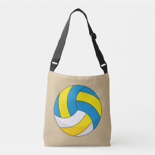 Cartoon Volleyball Ball Tragetaschen Mit Langen Trägern