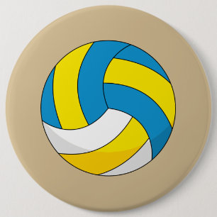 Cartoon-Volleyball Button