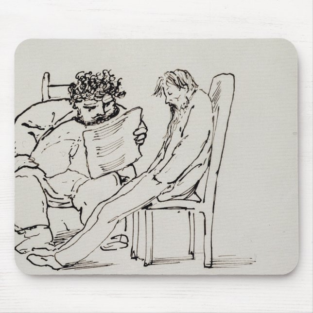 Cartoon von (1834-96) Lesepoesie Williams Morris Mousepad (Vorne)