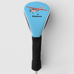 Cartoon von dreirädrigen Flugzeugen Golf Headcover