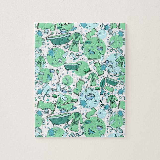 Cartoon von lustigen Bademeistern (Vertikal)