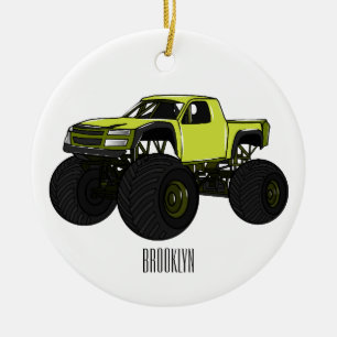 Cartoon von Monster Keramik Ornament