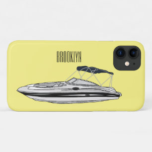 Cartoon von Motorbooten Case-Mate iPhone Hülle