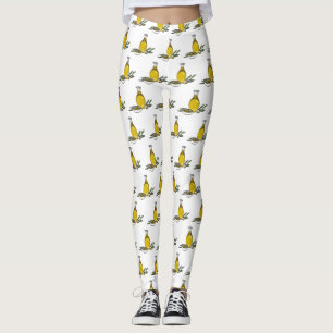 Cartoon von Olivenöl Leggings