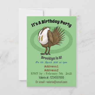 Cartoon von Salbei-Birnen Einladung