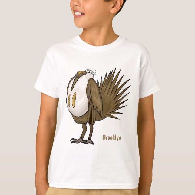 Cartoon von Salbei-Birnen T-Shirt (Vorderseite)