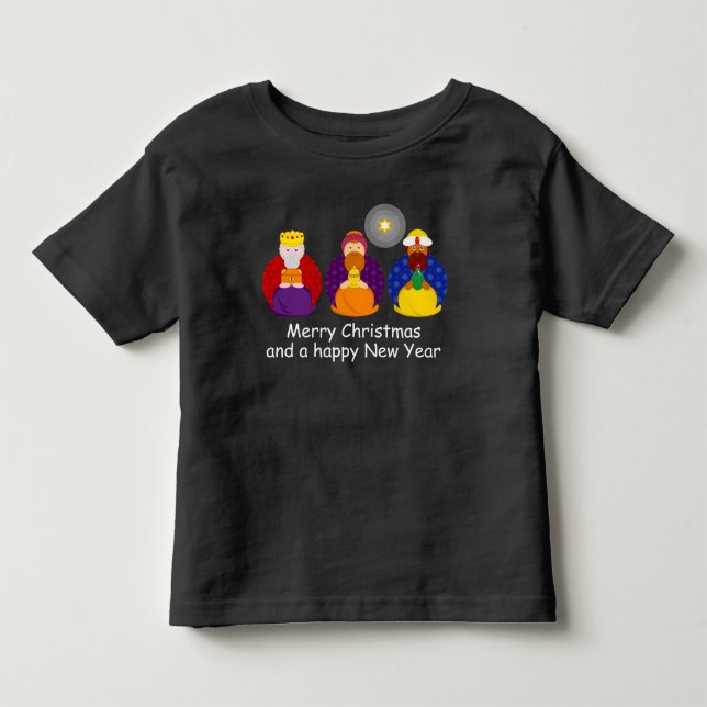 Cartoon von "The Three Kings" / "Three Wise Men", Kleinkind T-shirt (Vorderseite)