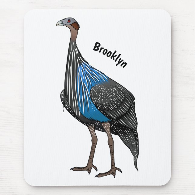 Cartoon von Vulturin-Meervögeln Mousepad (Vorne)