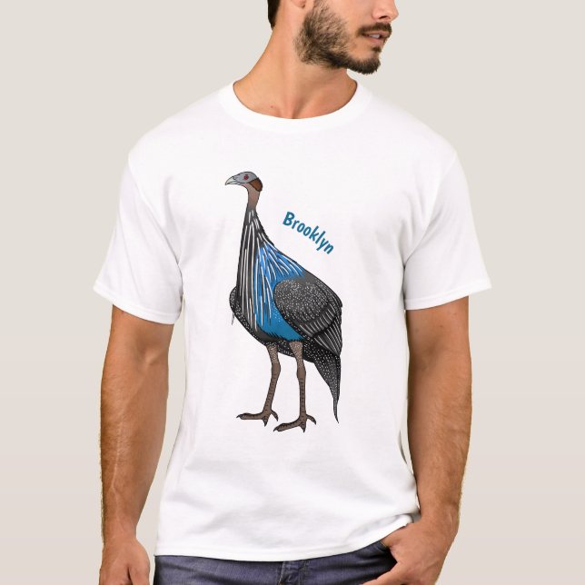 Cartoon von Vulturin-Meervögeln T-Shirt (Vorderseite)