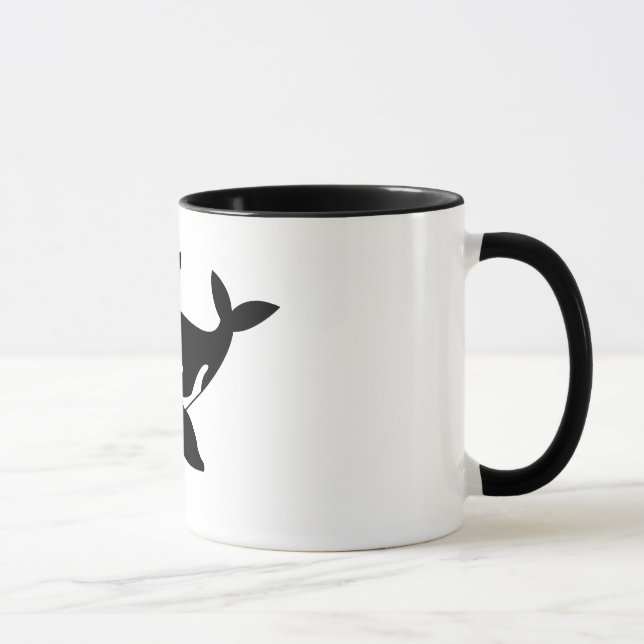 Cartoon Wal Tasse (Rechts)