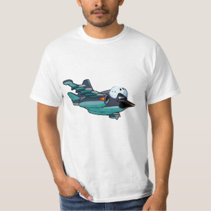 Cartoon Warbird Flugzeug T-Shirt