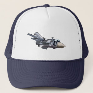 Cartoon Warbird Flugzeug Truckerkappe