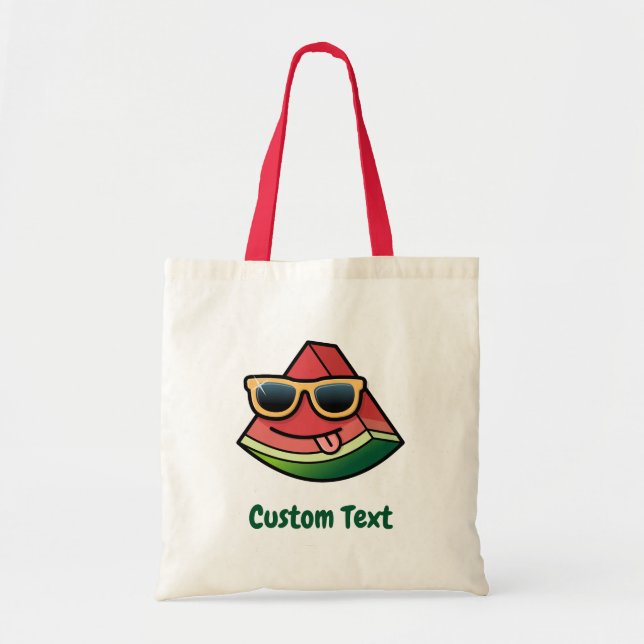 Cartoon Watermelon Tragetasche (Vorne)