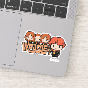 Cartoon Weasley Siblilings Graphic Aufkleber
