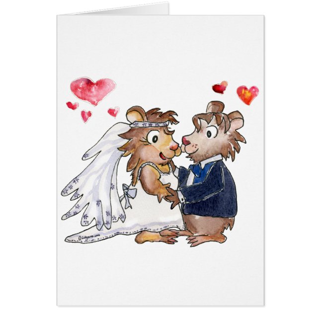 Cartoon Wedding Couple (Vorne)