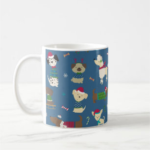 Cartoon Weihnachts-Jungtiere Kaffeetasse