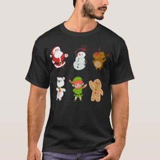 Cartoon Weihnachtszeichensammlung T-Shirt