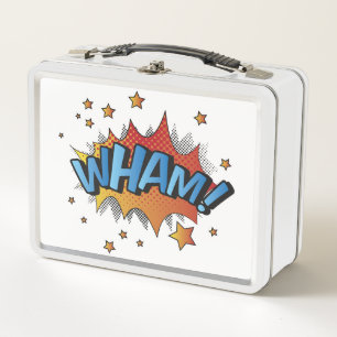 Cartoon Wham Platsch Metall Brotdose