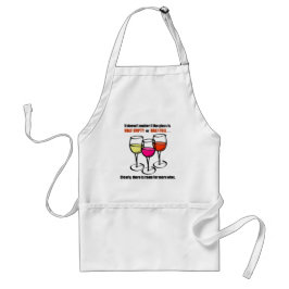 Cartoon Wine Glasses Glass Halb leere Spaß Wein Schürze