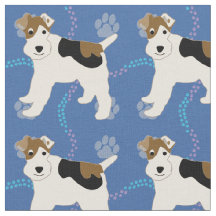 Cartoon Wire Fox Terrier