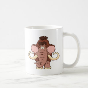 Cartoon-wolliges Mammut Kaffeetasse