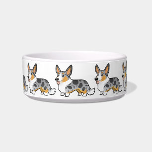 Cartoon-Wolljacken-WaliserCorgi Napf