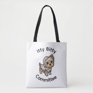 Cartoon Yorkie-Tasche Tasche