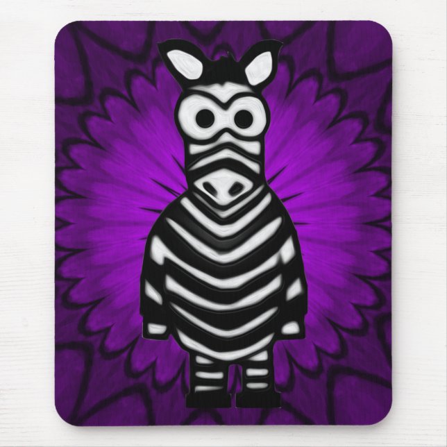 Cartoon Zebra Mousepad (Vorne)