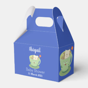 Cartoon-Zeichen für den niedlichen Teebag-Becher S Geschenkschachtel