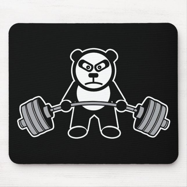 Cartoon zum Anime-Lifting von Panda-Bären - Traini Mousepad (Vorne)