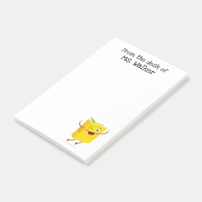Cartoon zum Lachen Post-it Klebezettel (angewinkelt)