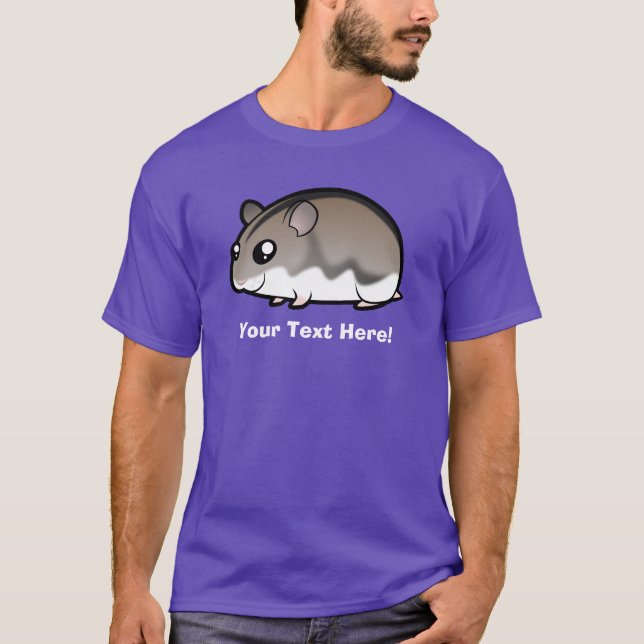 Cartoon-zwergartiger Hamster T-Shirt (Vorderseite)