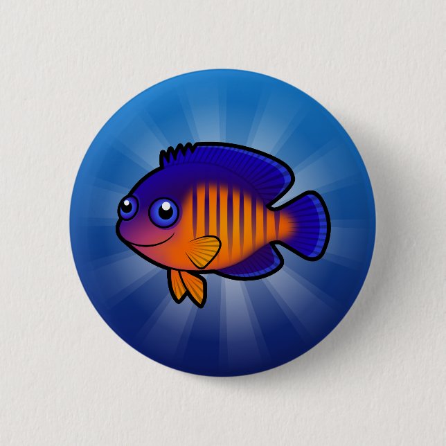 CartoonAngelfish 1 Button (Vorderseite)