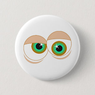 Cartoonaugen Button