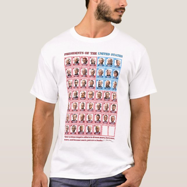 Cartooned US Präsidenten Trump Apparel T-Shirt (Vorderseite)