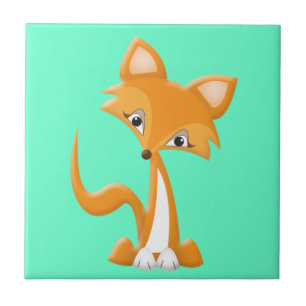 CartoonFoxy Fox Fliese
