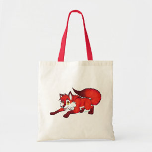 Cartoonfuchs-Tasche Tragetasche