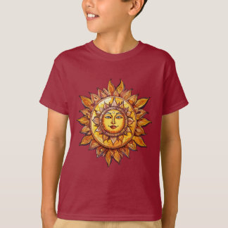 Cartoonish Realistic Sun - Lively Sun Illustration T-Shirt