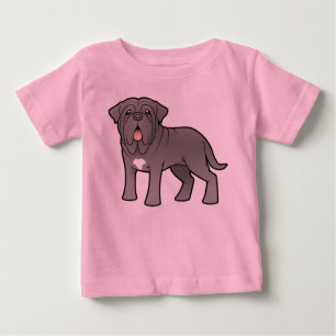 Cartoonneapolitanischer Mastiff Baby T-shirt