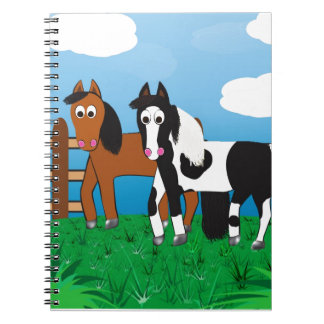 Cartoonpferd Notizblock
