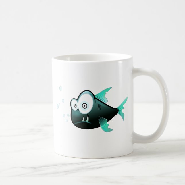 CartoonPiranha Kaffeetasse (Rechts)