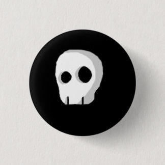 Cartoonschädel Button