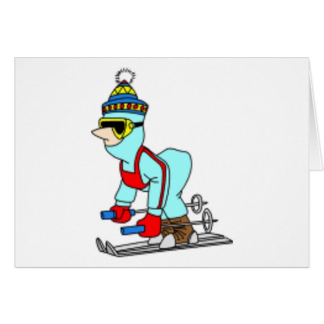 CartoonSkier (Vorderseite (Horizontal))