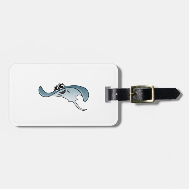 CartoonStingray Gepäckanhänger (Vorderseite horizontal)