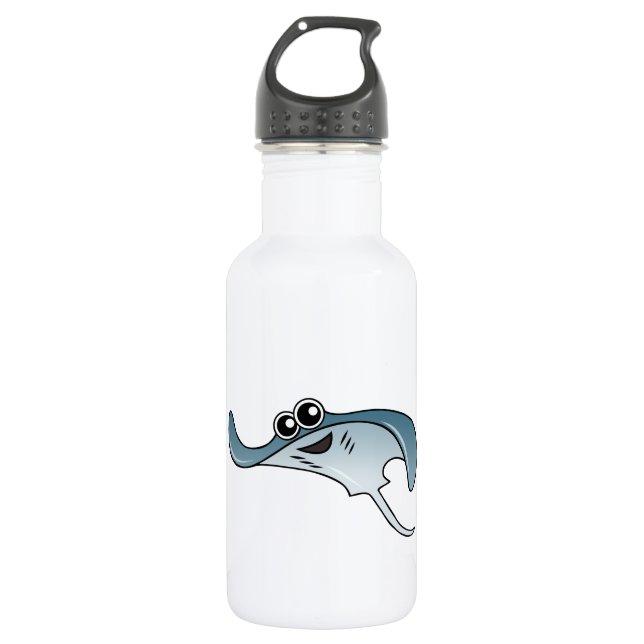 CartoonStingray Trinkflasche (Vorderseite)