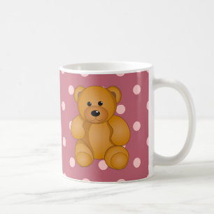 Cartoonteddy-Entwurf Kaffeetasse